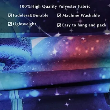 Vibrant Mushroom Tapestry for Bedroom Aesthetic Decor