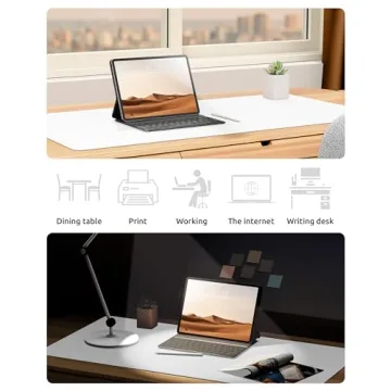 YSAGi Leather Desk Pad Protector for Office Use - 23.6" x 13.8"