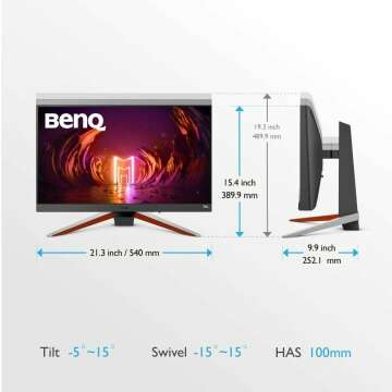 BenQ MOBIUZ EX240 Gaming Monitor 24" - FHD 165Hz