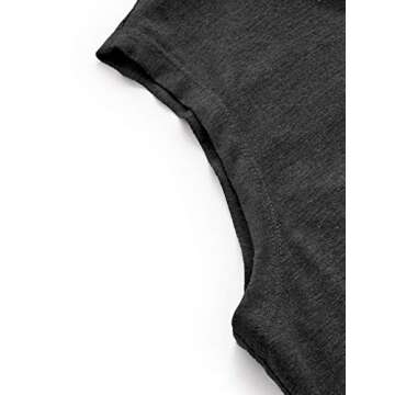 SweatyRocks Women's Summer Sleeveless Hooded Tank Top T-Shirt for Athletic Exercise Relaxed Breathable Black S