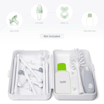 Termichy Travel Baby Bottle Drying Rack for Busy Parents