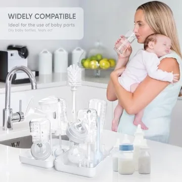 Termichy Travel Baby Bottle Drying Rack for Busy Parents