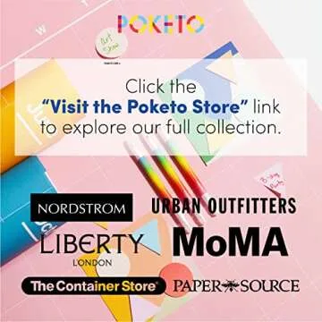 Poketo - Undated Monthly Vertical Wall Calendar 30" x 20" - 12 Month Minimalist Wall Planner - Monthly Calendar - Eco Friendly Paper - Office Supplies - Ideal for Office & Home - 2024 - Rainbow Combo