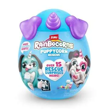 Rainbocorns Puppycorn Rescue (Husky) by ZURU - Plush Surprise Egg with Accessories