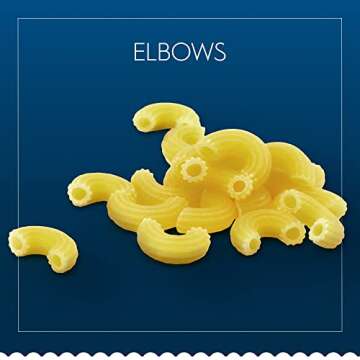 Barilla Elbows Pasta, 16 oz. Box (Pack of 8) - Non-GMO Pasta Made with Durum Wheat Semolina - Kosher Certified Pasta