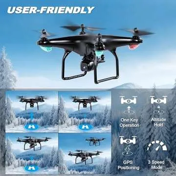 Cheerwing U88S GPS Drone with 4K Camera and Auto Return