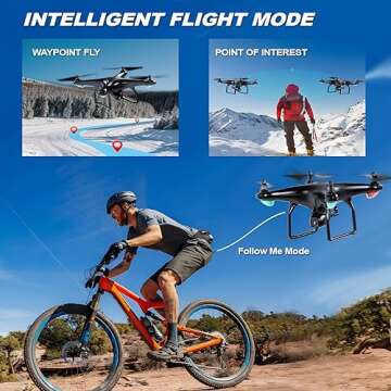 Cheerwing U88S GPS Drone with 4K Camera and Auto Return