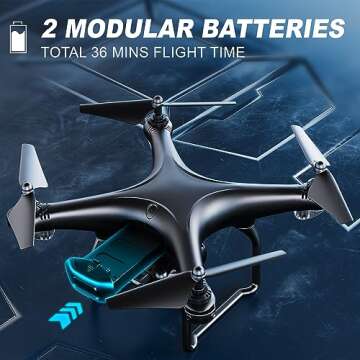Cheerwing U88S GPS Drone with 4K Camera and Auto Return