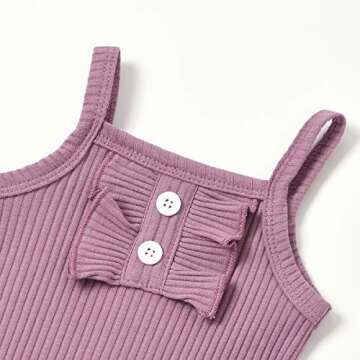 Cute Baby Girls Summer Outfit 3pcs Set with Headband