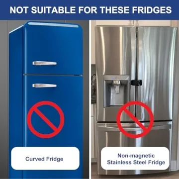 Acrylic Magnetic Dry Erase Board Set for Fridge 12x8