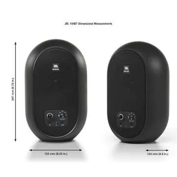 JBL 104-BT Studio Monitors with Bluetooth - Compact Performance