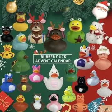 2024 Advent Calendar for Toddlers - Christmas Rubber Ducks
