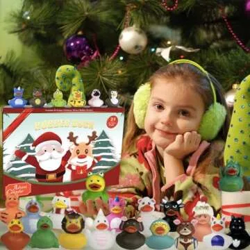 2024 Advent Calendar for Toddlers - Christmas Rubber Ducks