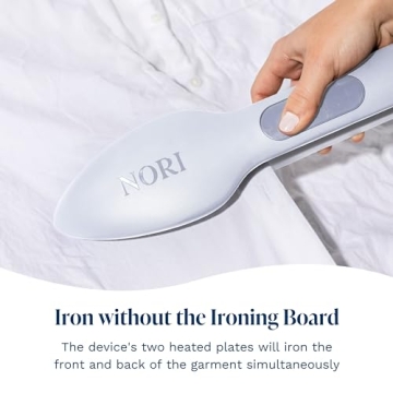 Nori Press Travel Steam Iron Handheld No Ironing Board