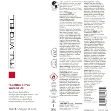 Paul Mitchell Worked Up Hairspray - Flexible Hold for All Hair Types