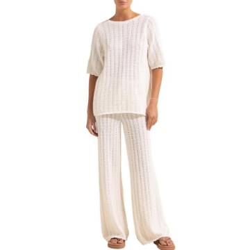 Imily Bela Women's Summer Crochet Knit Swimsuit Set