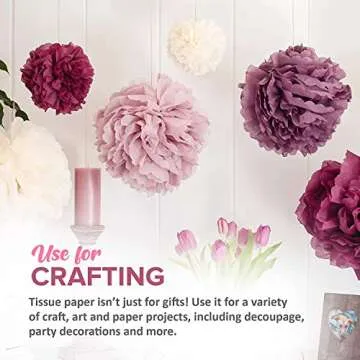 Color Tissue Pack - Perfect for Gifts and Crafts