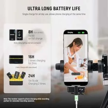 Neewer CM28 Wireless Lavalier Mic with Charging Case