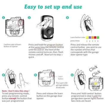 3 Keychain Garage Door Opener Remote,Compatible with LiftMaster Chamberlain Garage Door Opener,893MAX,890MAX 953EV/EVC,3 Pack