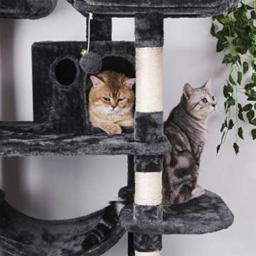 Buy BEWISHOME Large Cat Tree Condo for Indoor Cats