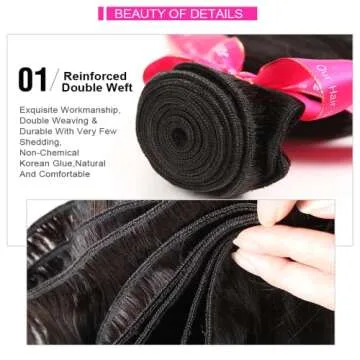 12A Straight Bundles Human Hair (22 24 26 28 Inches, Straight 4 Bundles) 100% Unprocessed Brazilian Virgin Straight Human Hair Bundles Natural Color Raw Hair