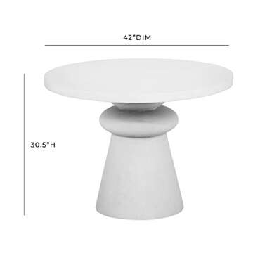 Stunning Tov Furniture White Dinette Table for Stylish Homes