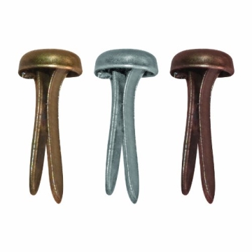 Tim Holtz Vintage Metal Long Brads - 99 Antique Fasteners