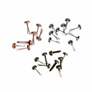 Tim Holtz Vintage Metal Long Brads - 99 Antique Fasteners