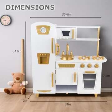 WoodenEdu Kitchen Playset for Kids - Creative & Fun