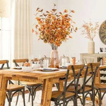 Lifelike obbsie 30" Fall Eucalyptus Stems for Home Decor