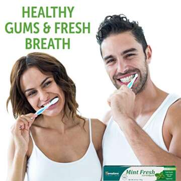 Himalaya Mint Fresh Gel Toothpaste - Fluoride Free & Natural