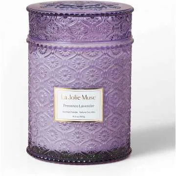Lavender Aromatherapy Candle - 90 Hours of Relaxation