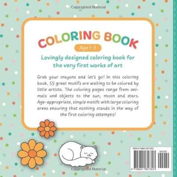 My First Coloring Book for Toddlers: Lovingly Designed Coloring Pages for Kids 1-3 Years Old | Large...