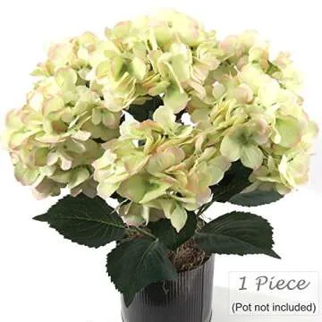 Hydrangea Silk Flower Bush - Real Touch, UV Resistant