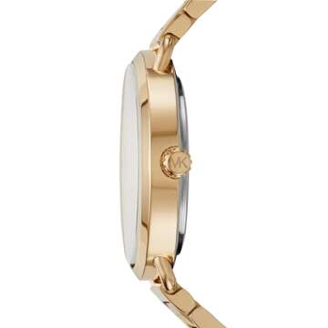 Michael Kors Portia Three-Hand Gold-Tone Stainless Steel Women's Watch (Model: MK3639)