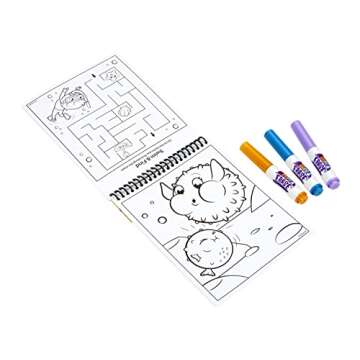 Crayola Color and Erase Reusable Activity Pad - Under The Sea, Ocean Coloring Pages, Toddler Coloring Activity, Kids Gift, 3+