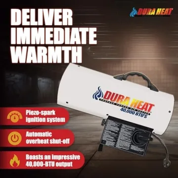 40K BTU Propane Forced Air Heater for Efficient Outdoor Heating