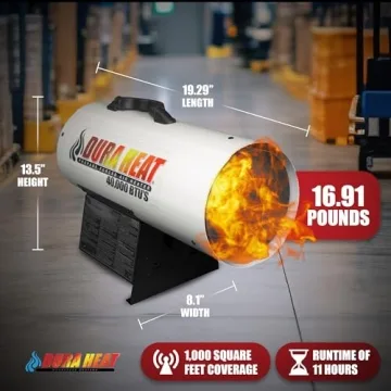 40K BTU Propane Forced Air Heater for Efficient Outdoor Heating