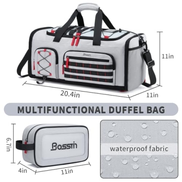 Bosstin 45L Gym Bag - Stylish and Versatile Duffle
