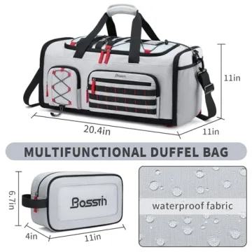 Bosstin 45L Gym Bag - Stylish and Versatile Duffle