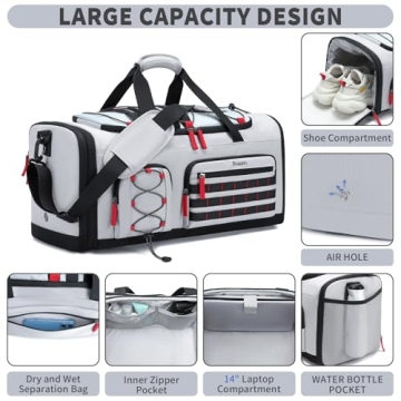 Bosstin 45L Gym Bag - Stylish and Versatile Duffle