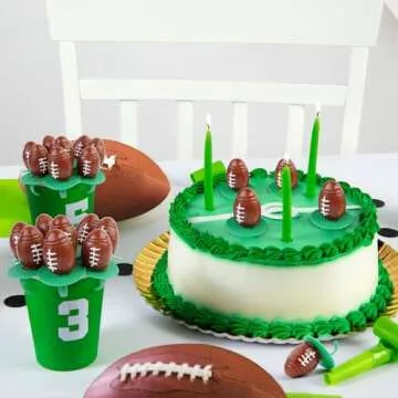 Football Ring Lollipops for Tailgates & Parties