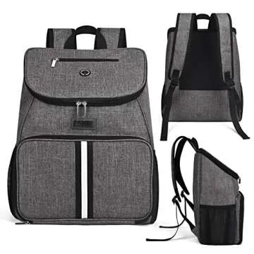 BAGLHER Dog Travel Bag - Perfect Backpack for Pet Adventures with Accessories Set