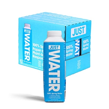 JUST Water, Premium Pure Still Spring Water in Eco-Friendly BPA Free Plant-Based Bottle - Naturally ...