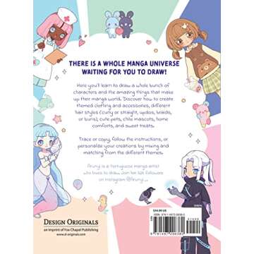 Draw Your Own Manga World: Invent Characters that Leap Right Off the Page (Design Originals) For Kid...