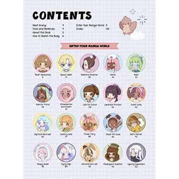 Draw Your Own Manga World: Invent Characters that Leap Right Off the Page (Design Originals) For Kids Age 8 and Up - Step-by-Step Instructions for Drawing Faces, Hair, Clothes, Chibi, Pets, and More