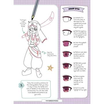 Draw Your Own Manga World: Invent Characters that Leap Right Off the Page (Design Originals) For Kids Age 8 and Up - Step-by-Step Instructions for Drawing Faces, Hair, Clothes, Chibi, Pets, and More