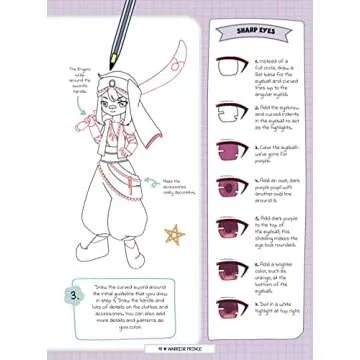 Draw Your Own Manga World: Invent Characters that Leap Right Off the Page (Design Originals) For Kids Age 8 and Up - Step-by-Step Instructions for Drawing Faces, Hair, Clothes, Chibi, Pets, and More