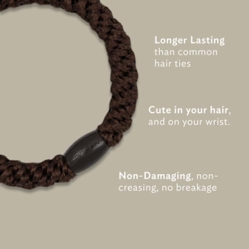 L. Erickson Grab & Go Ponytail Holders, Secure and Gentle