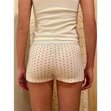 Hassembly Women Y2K 2 Piece Outfit Spaghetti Strap Cami Crop Top Elastic Waist Shorts Casual Cute 2Pcs Matching Lounge Set